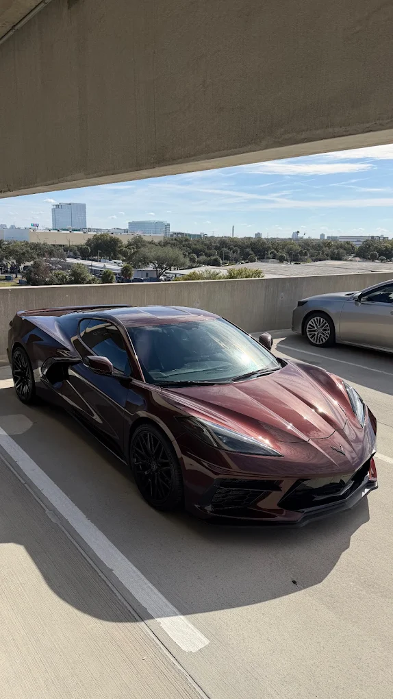 Chevrolet Corvette after exterior detailing